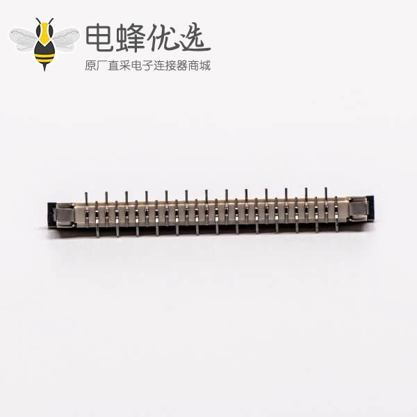 0.5mm fpc 封装13针焊接抽屉式上接H2.0PCB板端