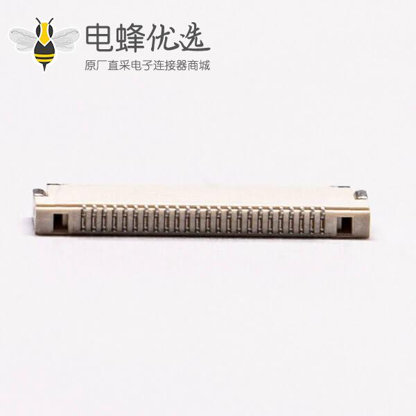 0.5mm fpc 封装24针卧式无锁双面接1.2H板端插座