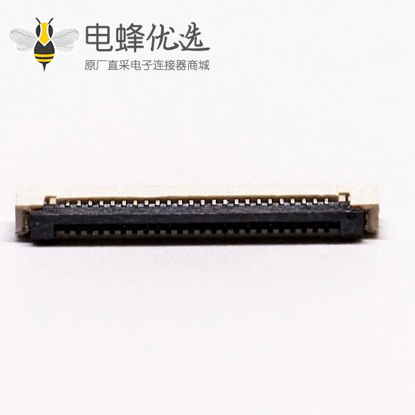 0.5mm fpc 封装24针卧式无锁双面接1.2H板端插座