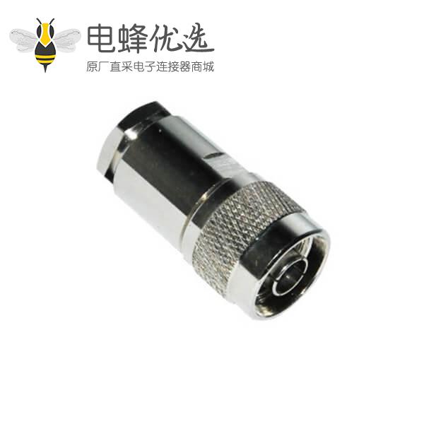 射频同轴电缆接头LMR200/300公头螺母锁紧式n连接器