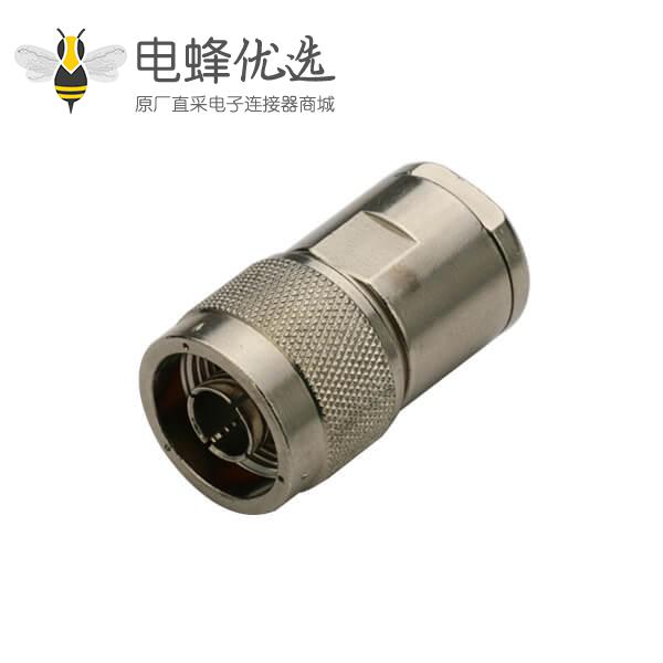 射频同轴N型连接器公头螺母锁紧式线缆RG214,RG213,LMR400