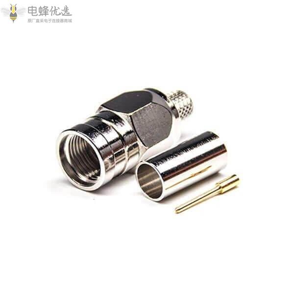 F型连接器的弹性接触件有什么作用？