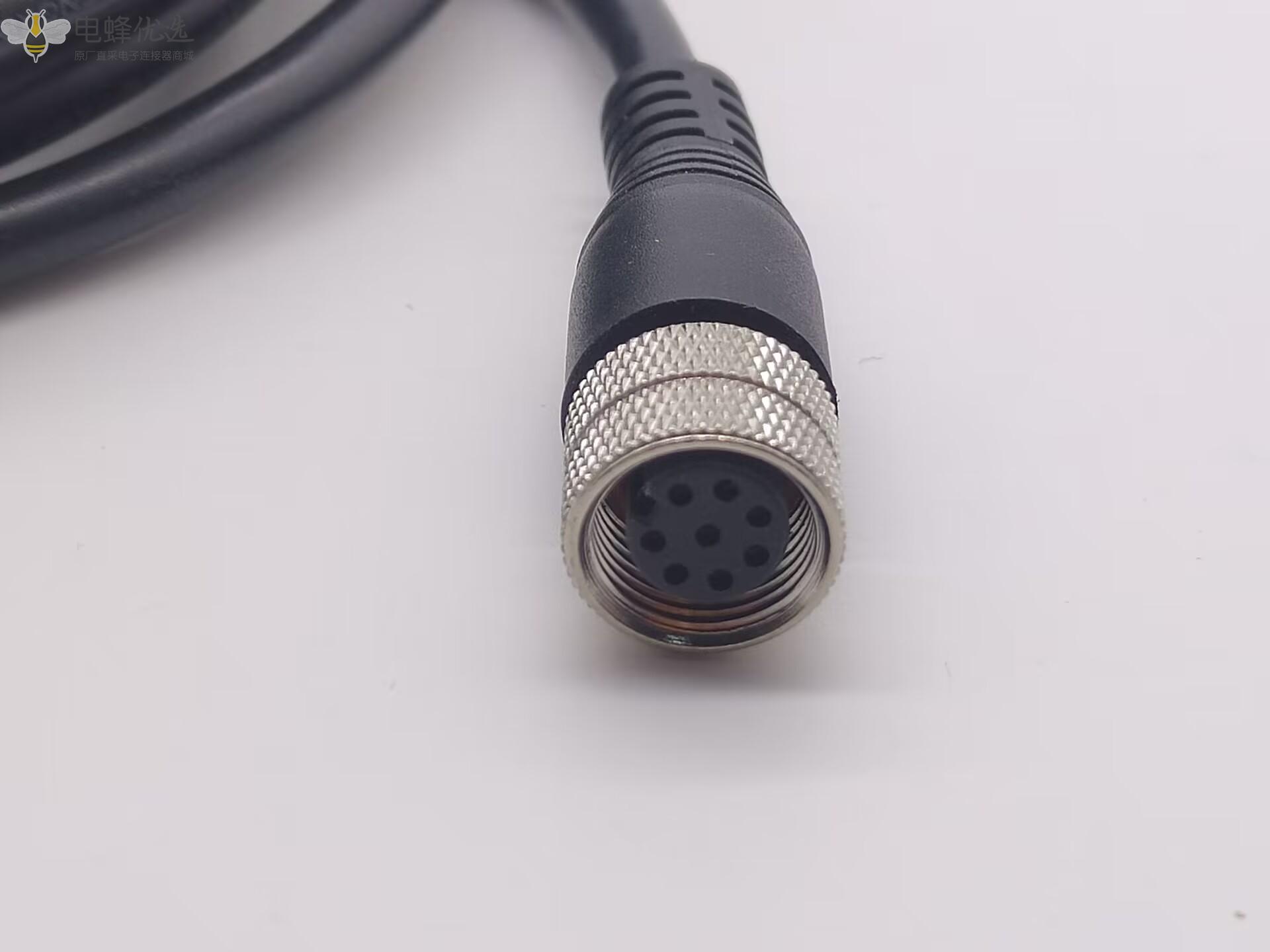 航空m12连接器是如何焊接在PCB板上的？