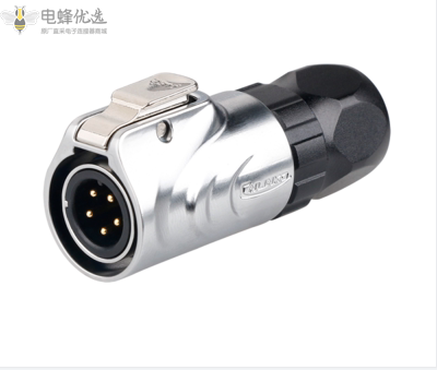 LP-12-5芯全金属圆型防水航空插头微小型方形座连接器