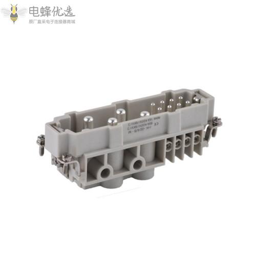 矩形重载连接器4+8针表面安装全套航空插头