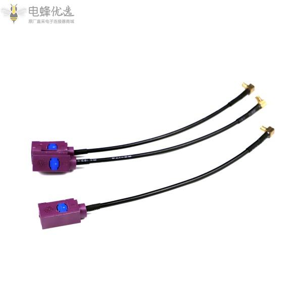 SMA公接头至Fakra_RG316电缆组件RF延长电缆