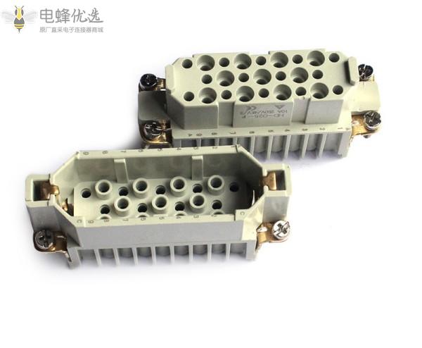 厂家直销矩形重载连接器航空插头热流道配件内芯系列