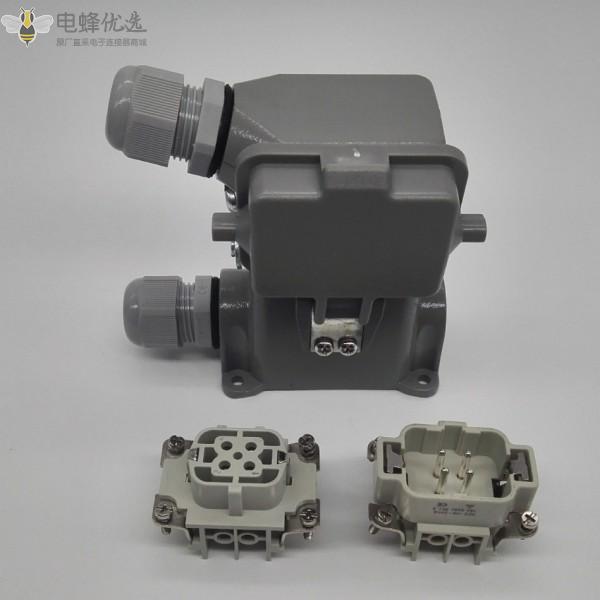 厂家直销ACJ4芯重载连接器工业防水航空插头插座