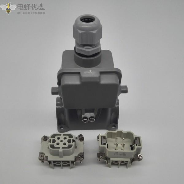 厂家直销ACJ4芯重载连接器工业防水航空插头插座