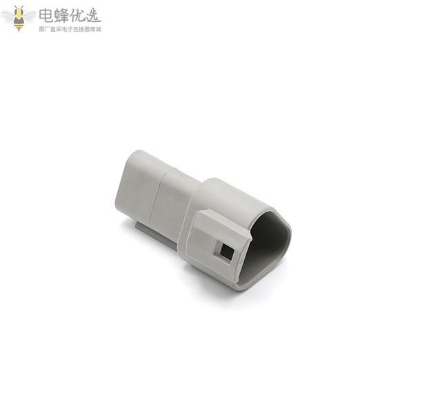 06-3S汽车连接器三角形13A防水PA接插件线束