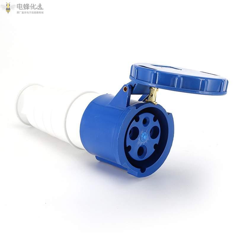 厂家直售3芯63A工业连接器防水IP44航空250V耦合器