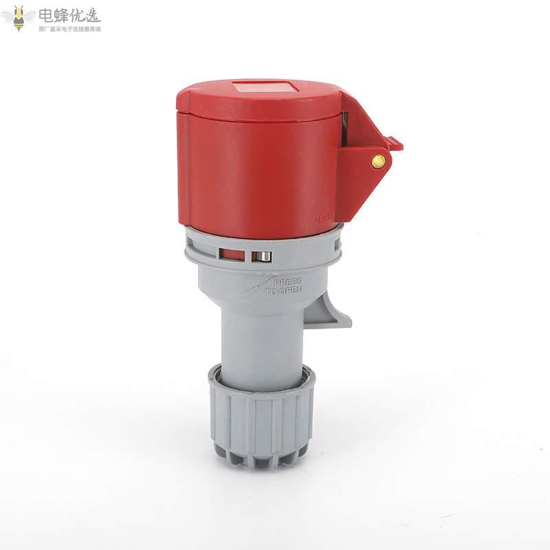 工业连接器16A32A四芯250V防水工业IP44连接器60HZ插座