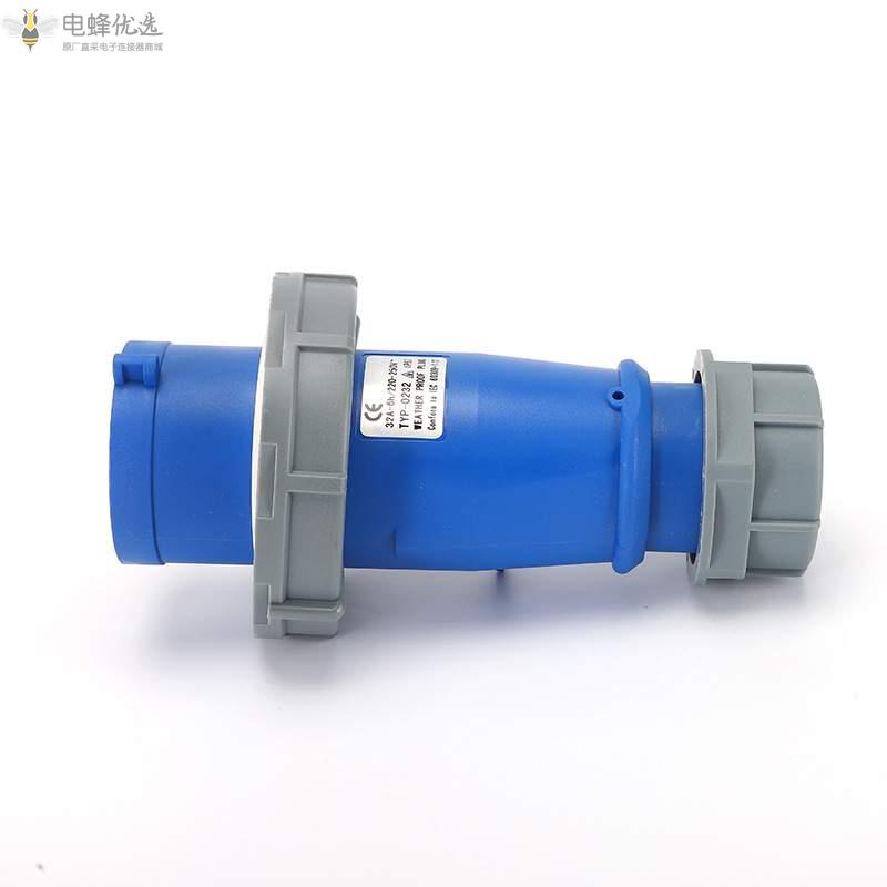 厂家直售欧标3芯16A32A250V工业连接器2P+E60HZ防水IP67工业航空插头