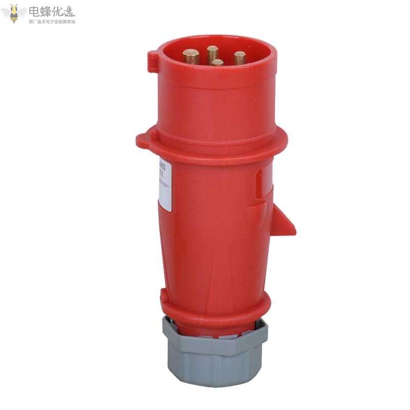 TYP-264工业连接器4芯32A400V防水IP44进口工业航空插头3P+E