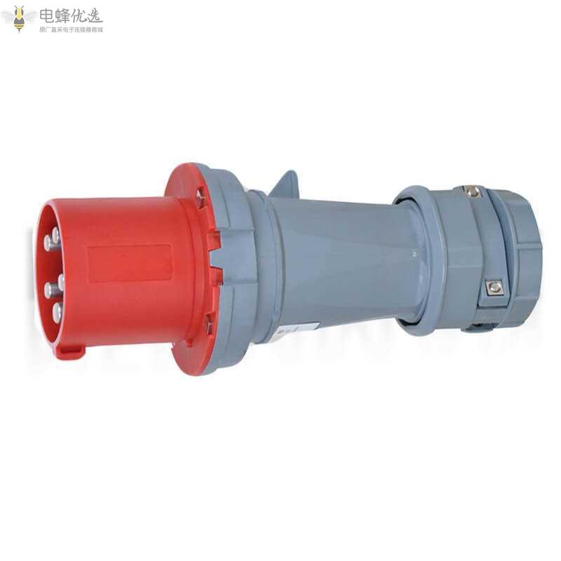 TYP-1235工业连接器5芯63A400V3P+E+N工业电源防水插头IP44