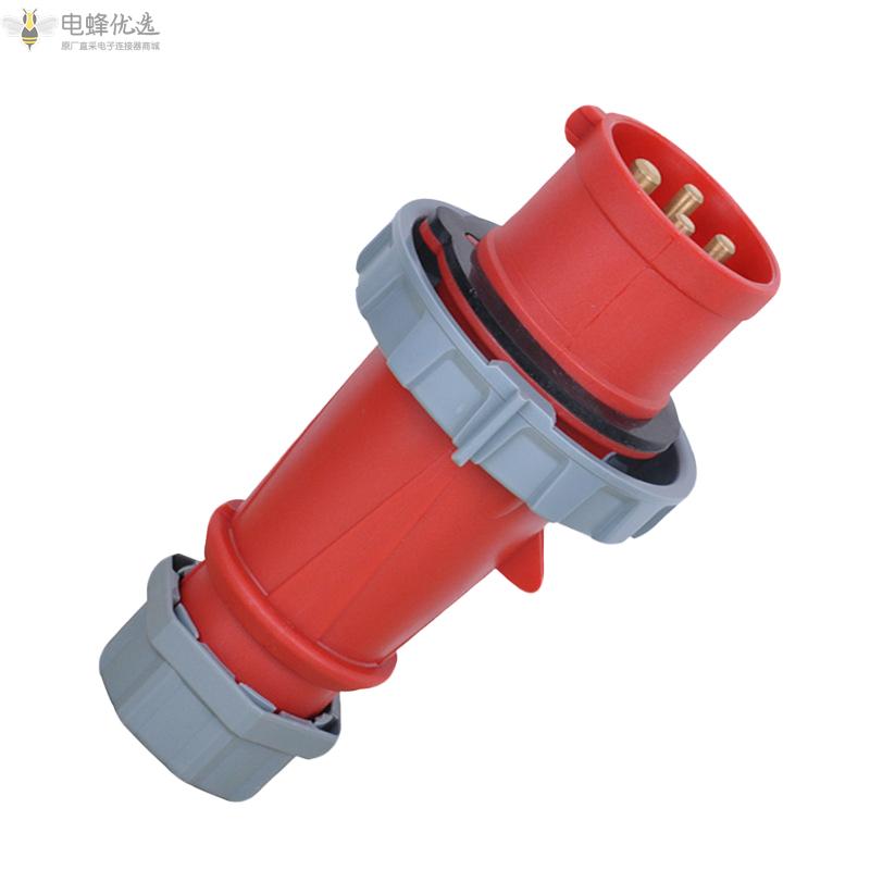 TYP282欧标工业连接器4芯16A400V防水防爆插头IP67工业防爆插头3P+E