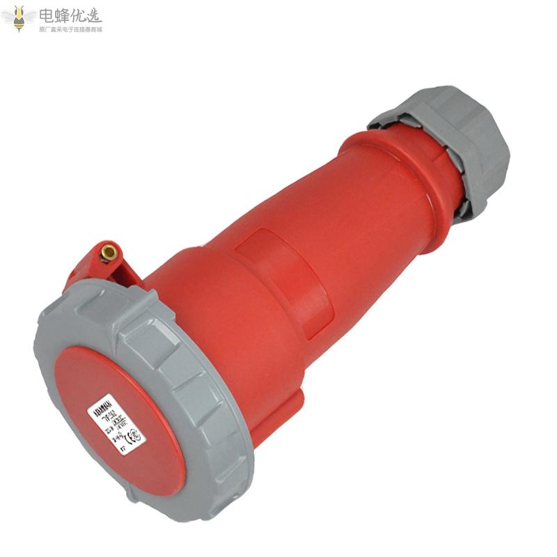 欧标TYP556工业连接器4芯32A400V防水连接器IP67防水接插件航空接头3P+E