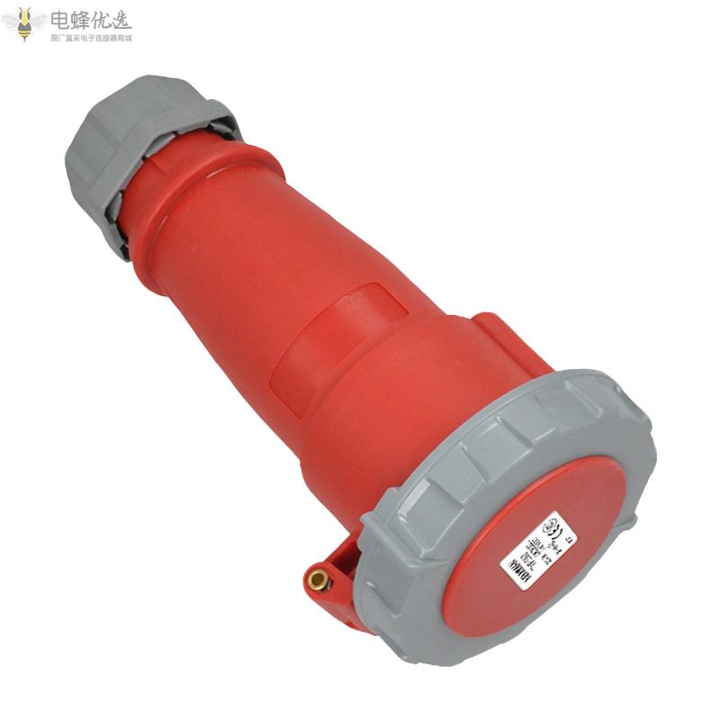 欧标TYP556工业连接器4芯32A400V防水连接器IP67防水接插件航空接头3P+E