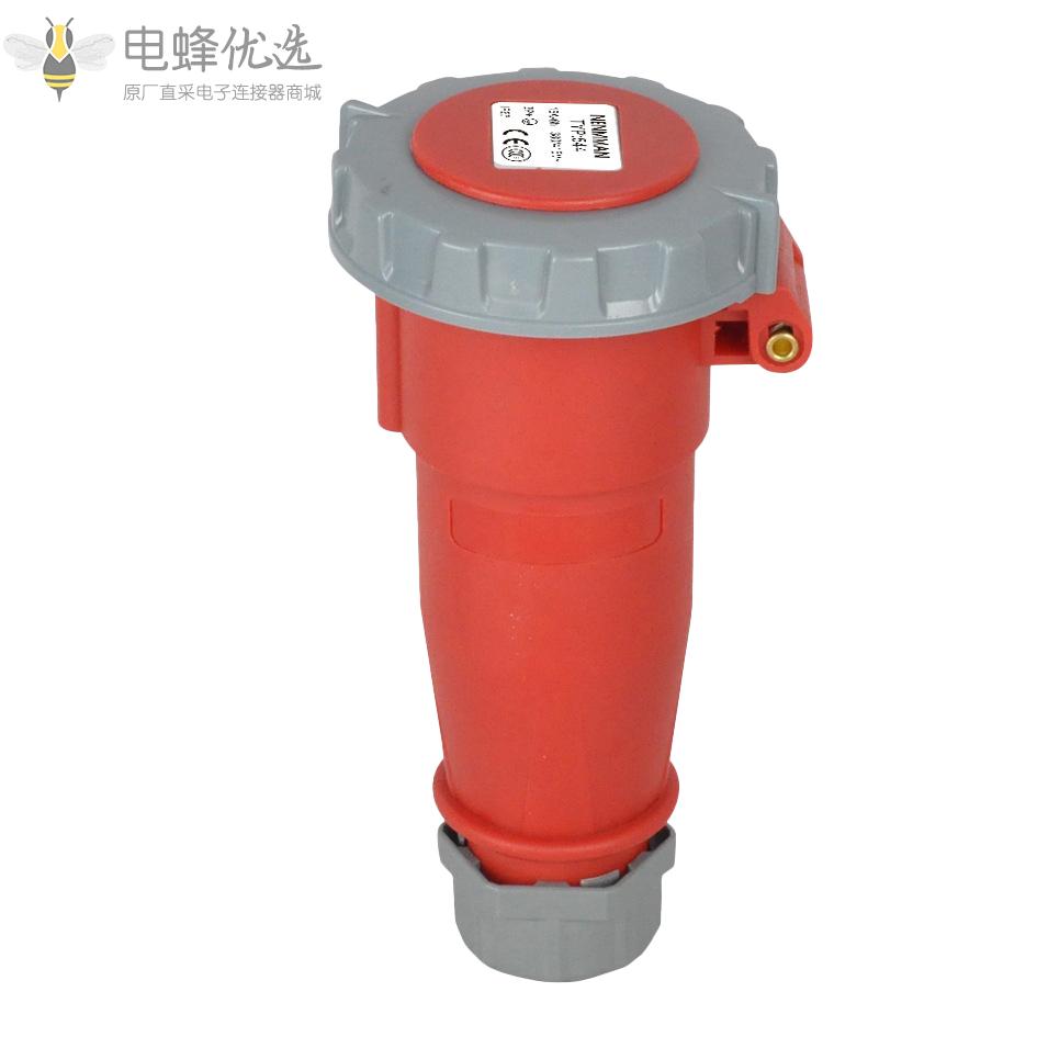 TYP544欧标工业连接器4芯16A400V防水连接器IP67工业防水插头3P+E