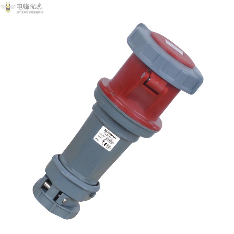 TYP1121工业连接器63A400V防水IP67防水连接器插座5芯3相