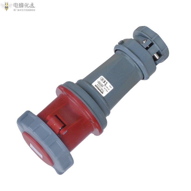 TYP1121工业连接器63A400V防水IP67防水连接器插座5芯3相