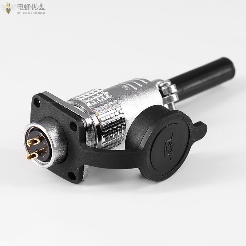 航空插头插座TP20_3芯公母连接器焊接式厂家批发
