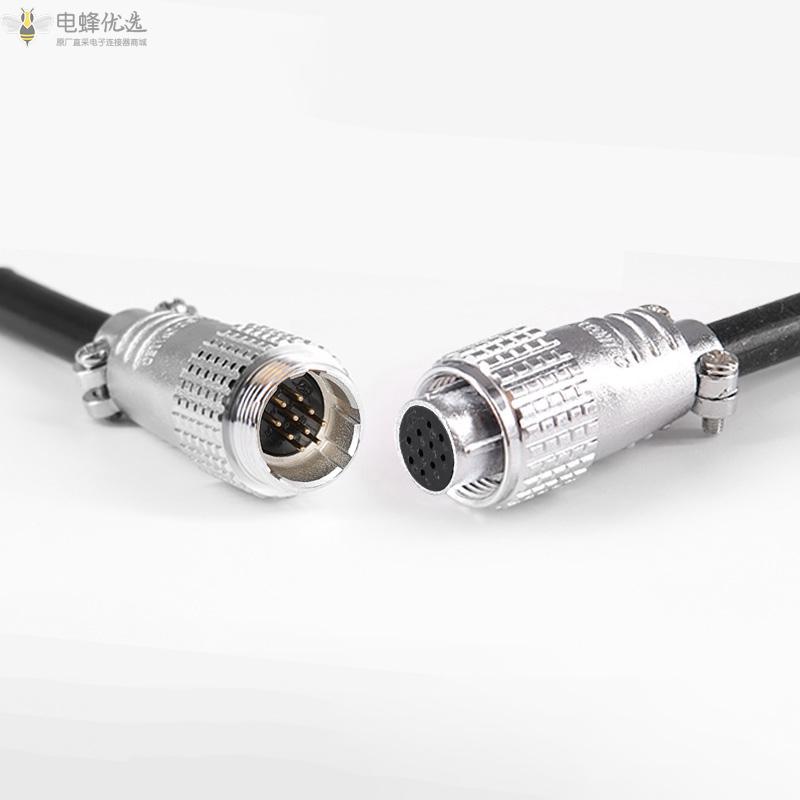 TP20公母对接连接器10芯航空连接器焊线式插头厂家批发