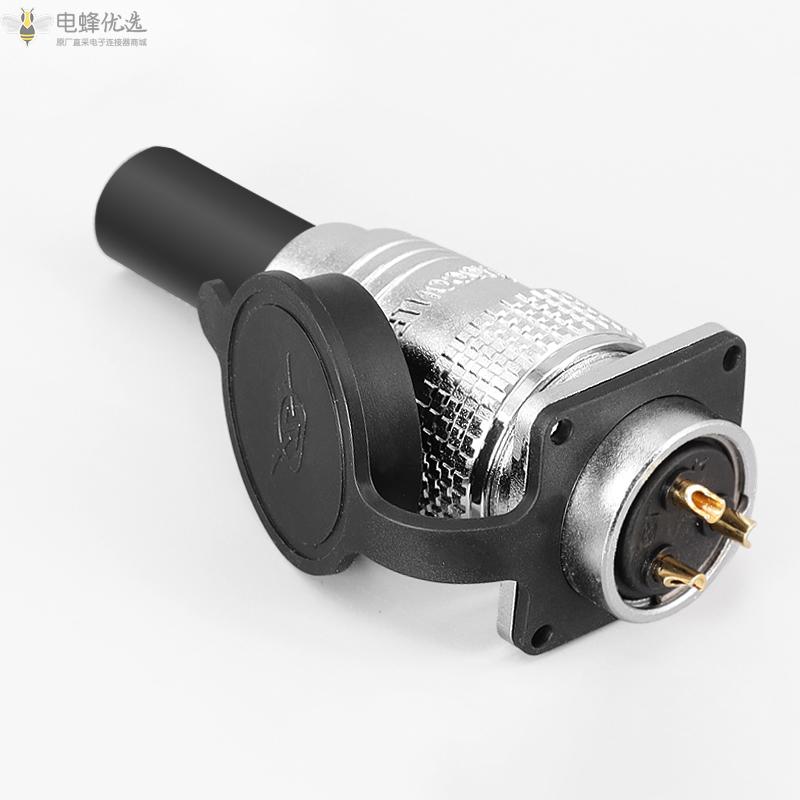 航空插头插座TP28_3芯公母连接器焊接式厂家批发