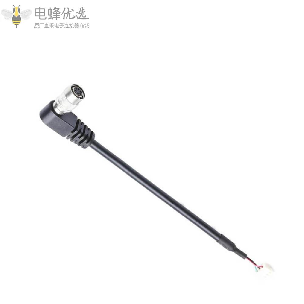 HR10_7J_6S插孔6针工业相机电缆0.1M线束线材厂家直发