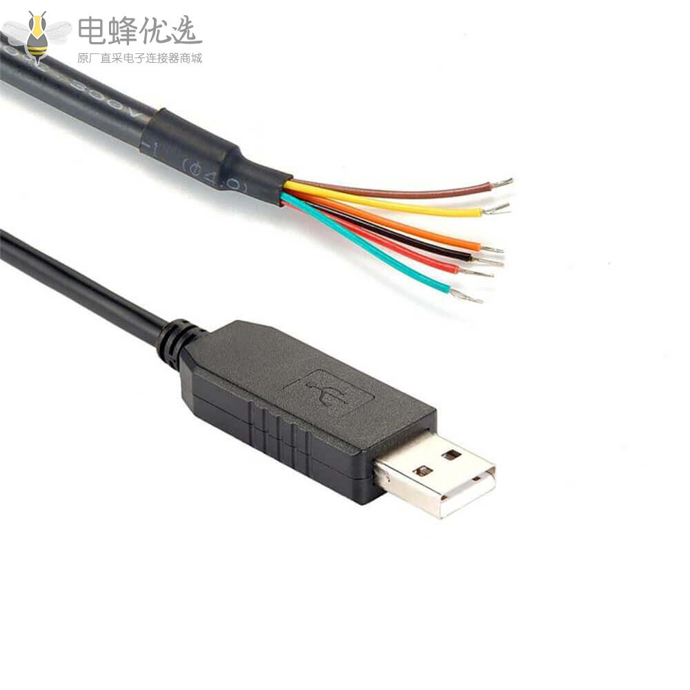 USB_TYPE_A带RS232模块单边线缆连接线厂家