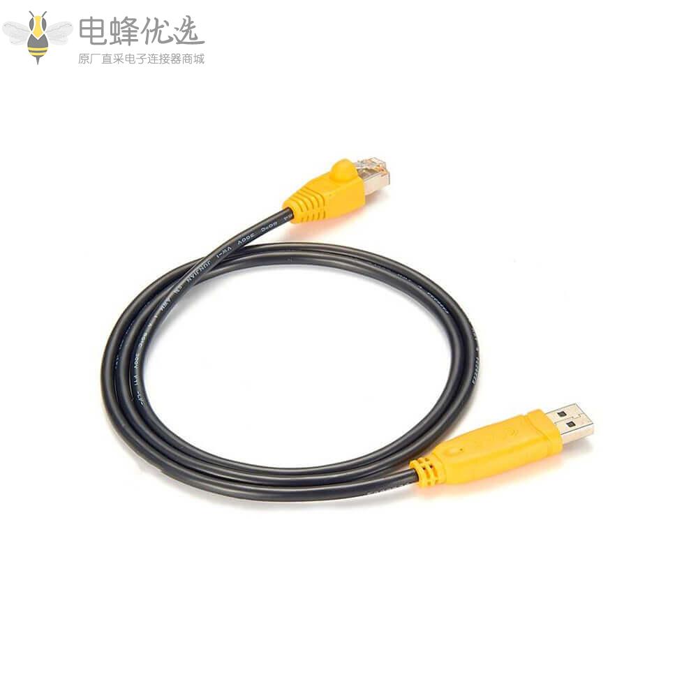 USB带模块RS485转RJ45线材接0.5m线束厂家