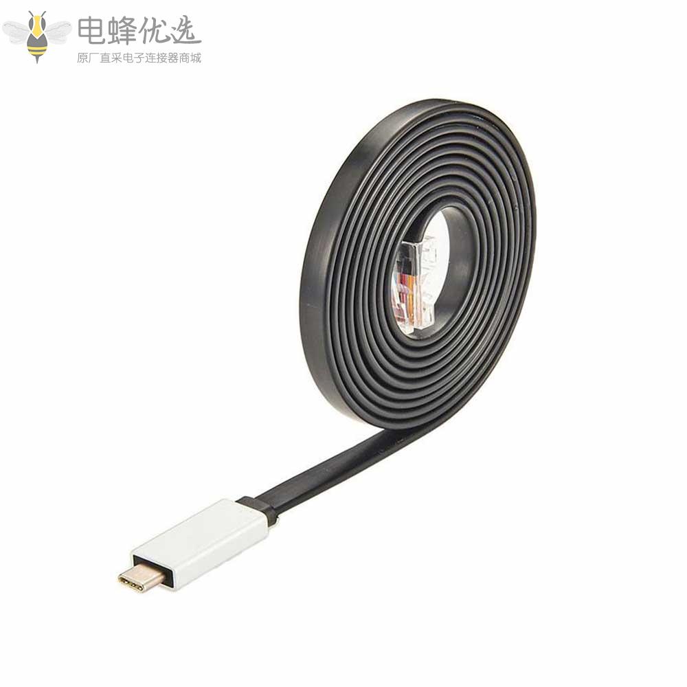 USB_type_C转RJ45接线材2米