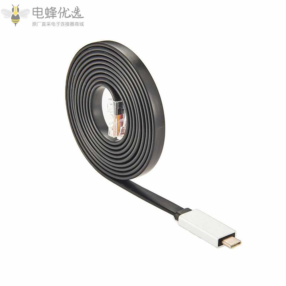 USB_type_C转RJ45接线材2米