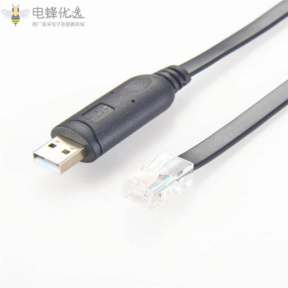 RJ45转USB接2m线材生产厂商直销