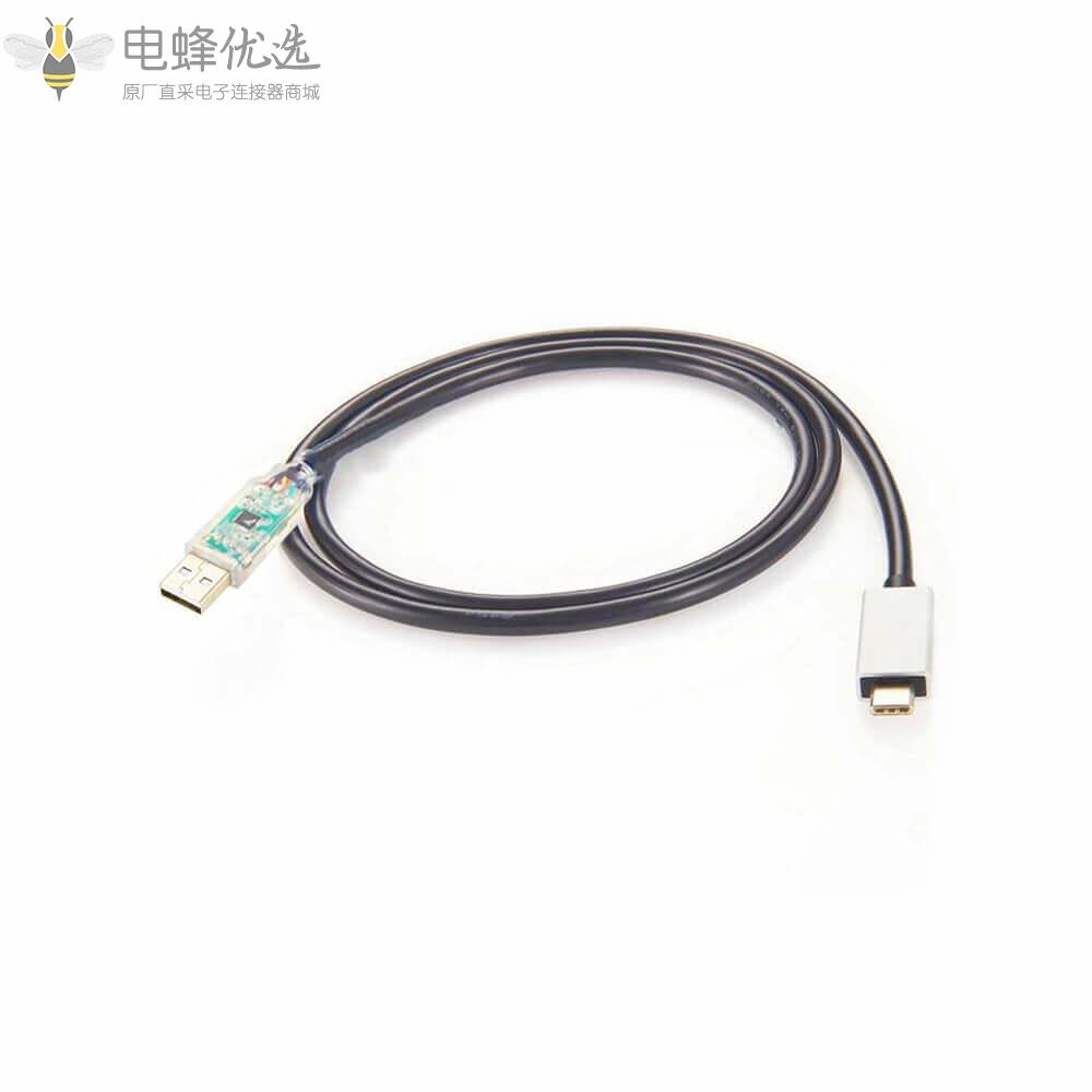 USB2.0RS485转USB_Type_C接1.8m线材