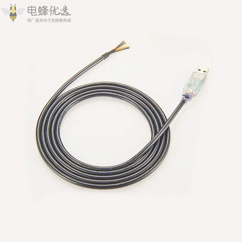 USB转RS485带FTDI芯片单边接1米线缆