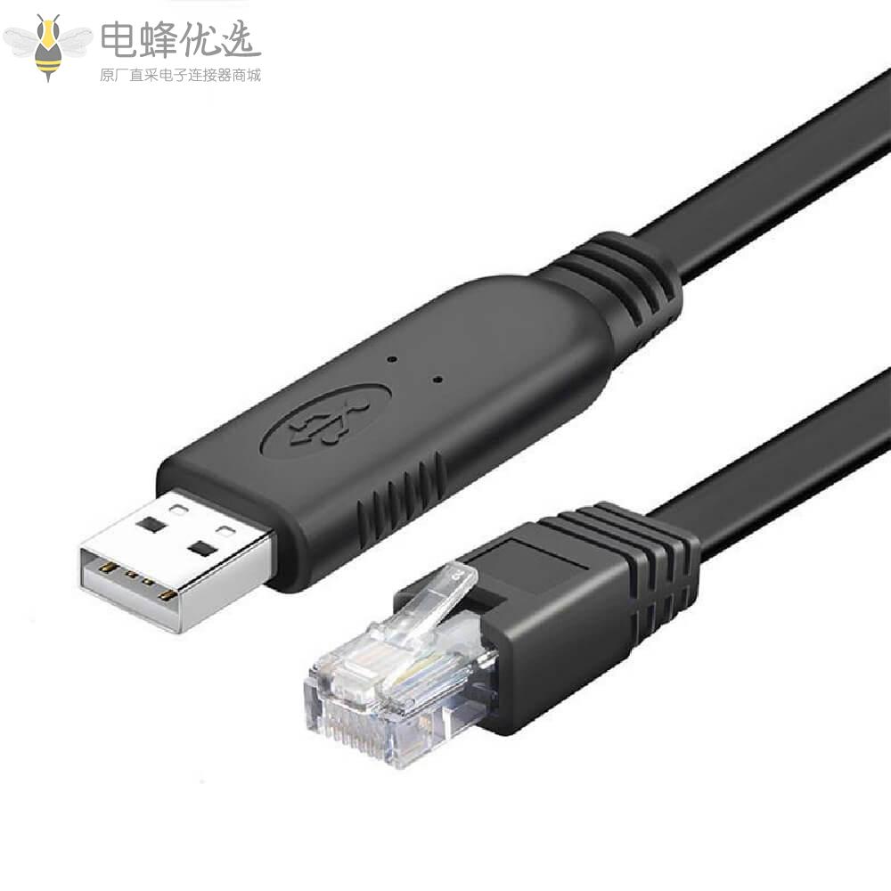 USB2.0RS485转RJ45转接头接1m连接线