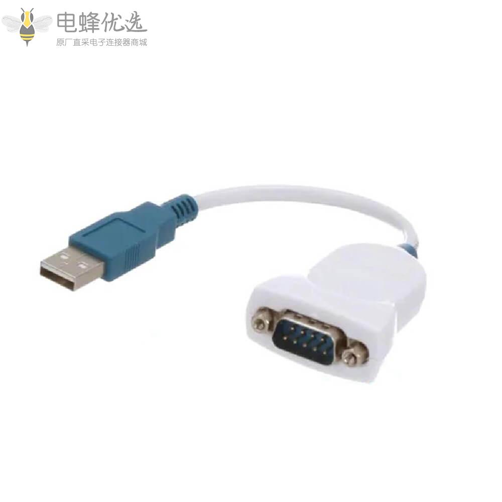 USB电缆USB到DB9公头Chipi_X10芯片接0.1M连接线
