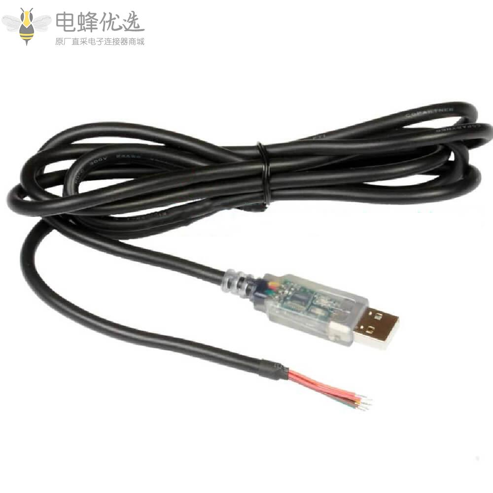 带有FTDI芯片USB转RS422串口连接线1M_USB_RS422_We_1800_Bt