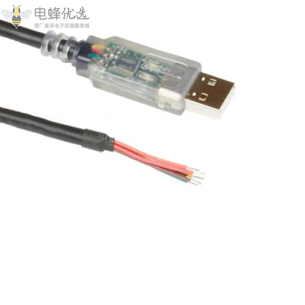 带有FTDI芯片USB转RS422串口连接线1M_USB_RS422_We_1800_Bt