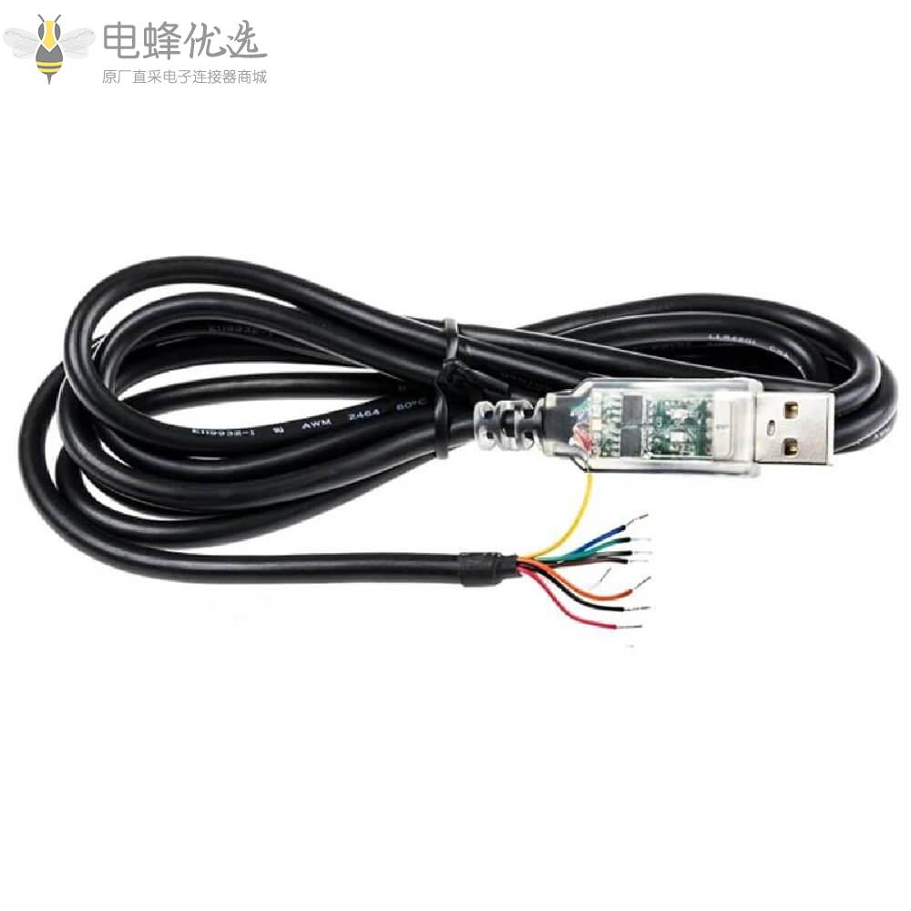 带有FTDI芯片USB转RS422串口连接线1米USB_RS422_We_5000_Bt