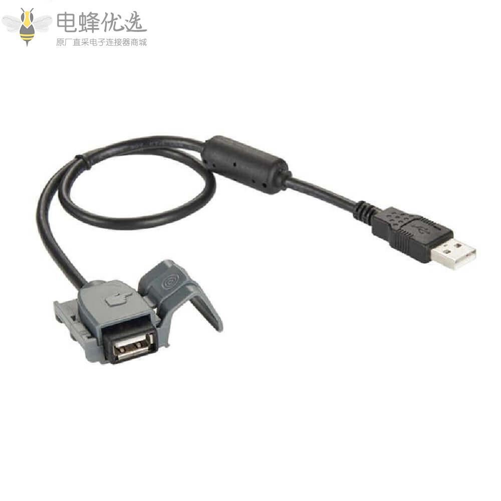 USB_A公头转USB_A母头接0.2m线材