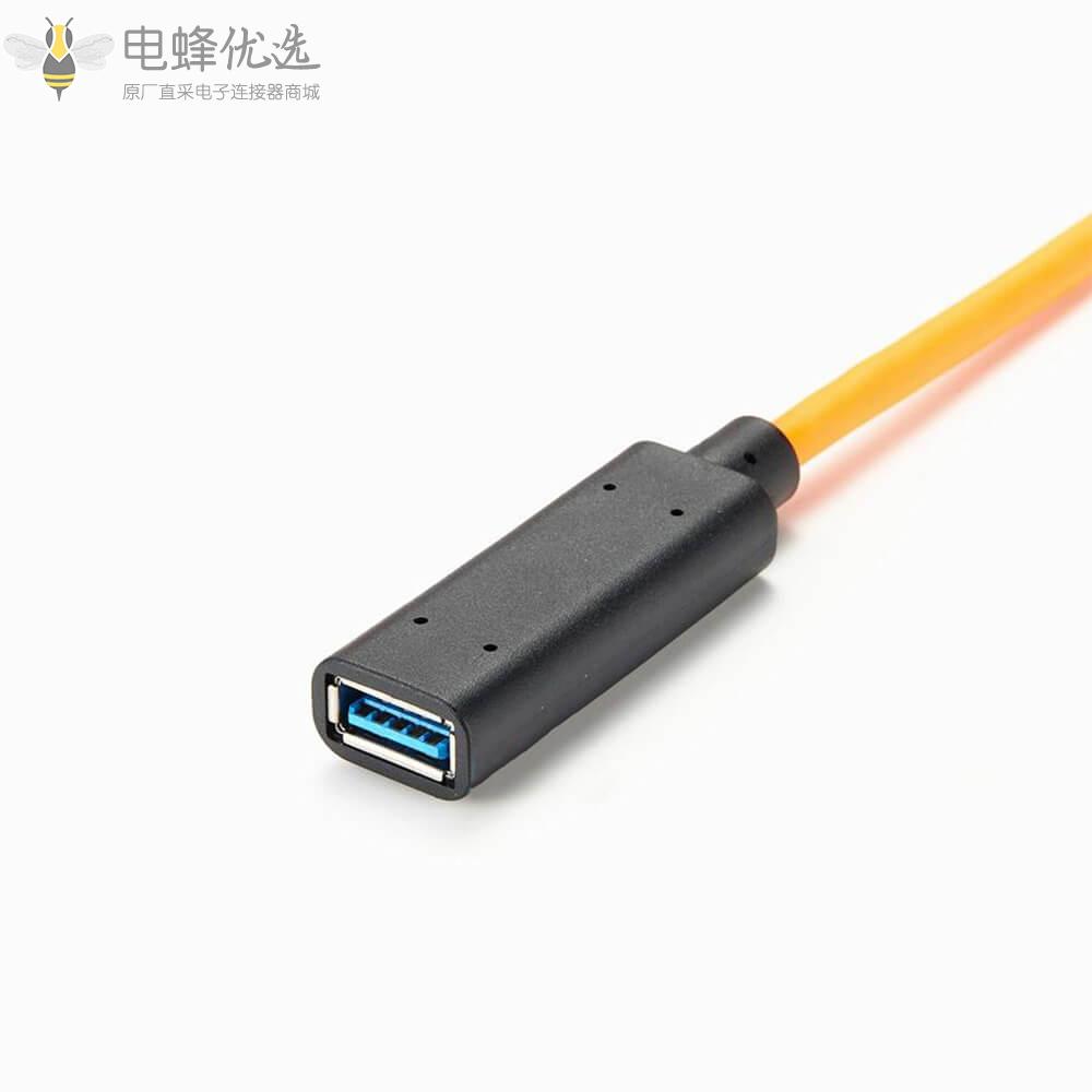 USB_3.0公头转USB_3.0母头相机以太网接2M延长线