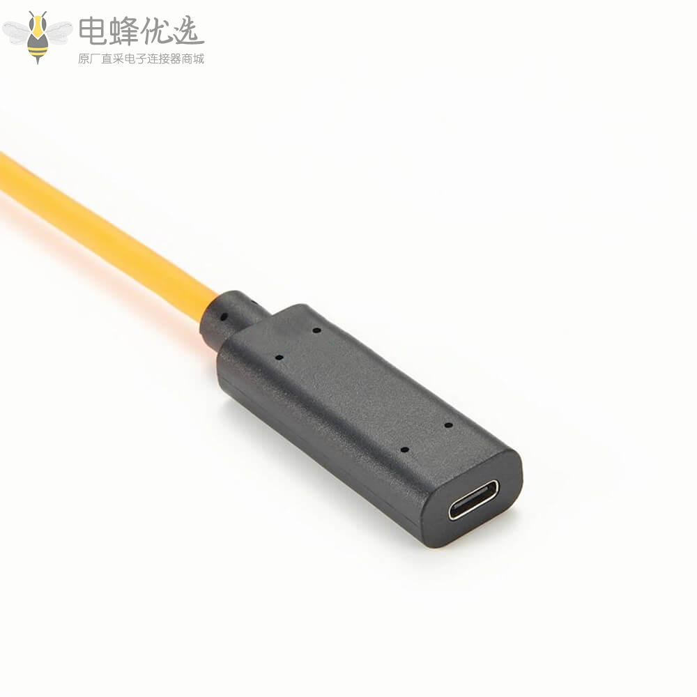 USB_type_C公头转Type_C母头延长线线材5M相机以太局域网