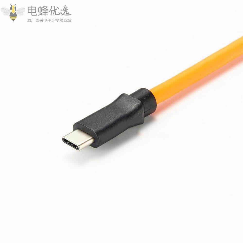 USB_type_C公头转Type_C母头延长线线材5M相机以太局域网