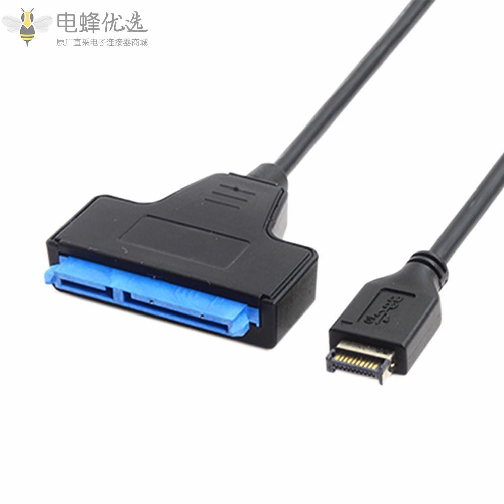 USB_3.1_Type_E_Gen2前板22pin转SATA