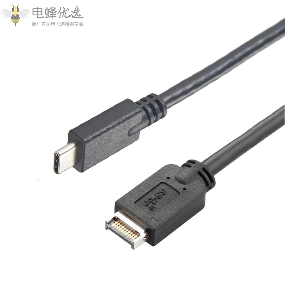 USB_3.1_Type_E接口公头转Type_C公头