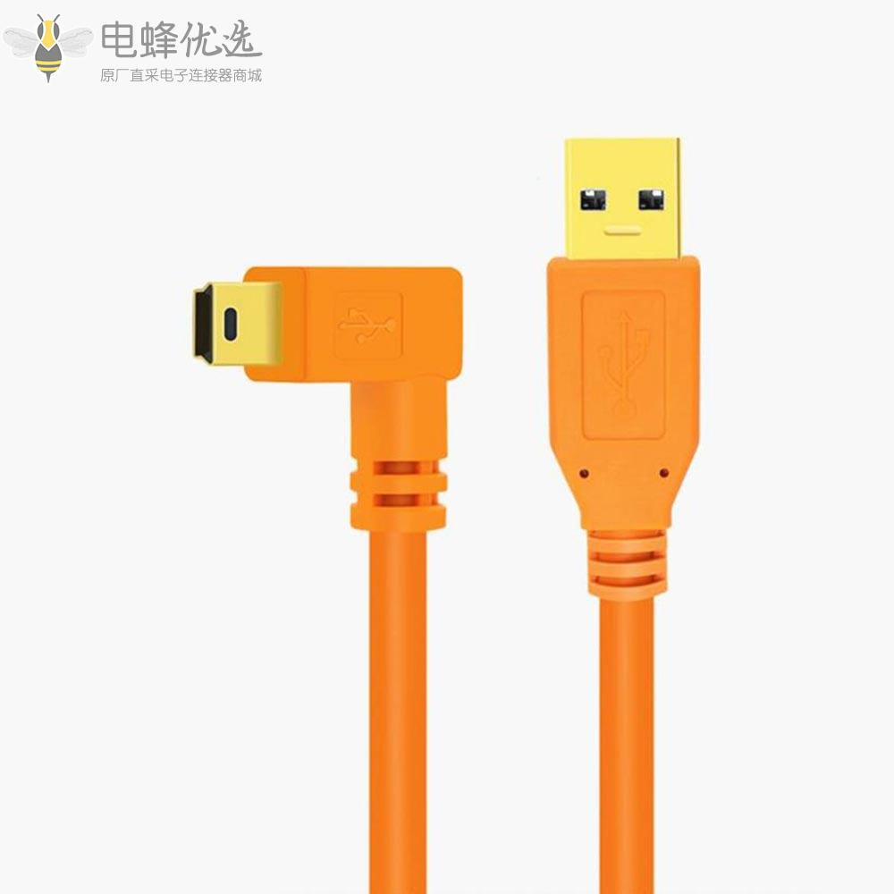 USB2.0转Micro_B接口摄影机接1.5m线材