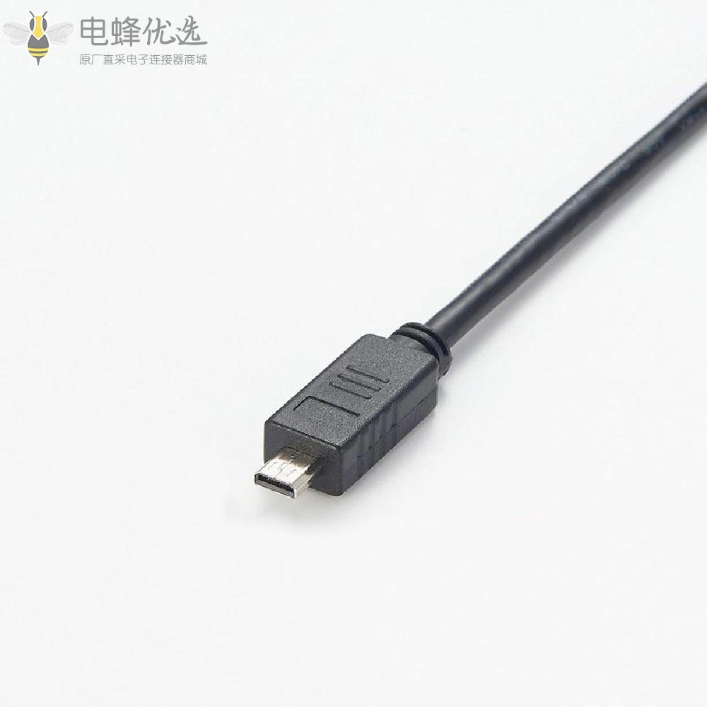 面板安装母头HDMI转微型公头HDMI数码相机延长线接1m连接线