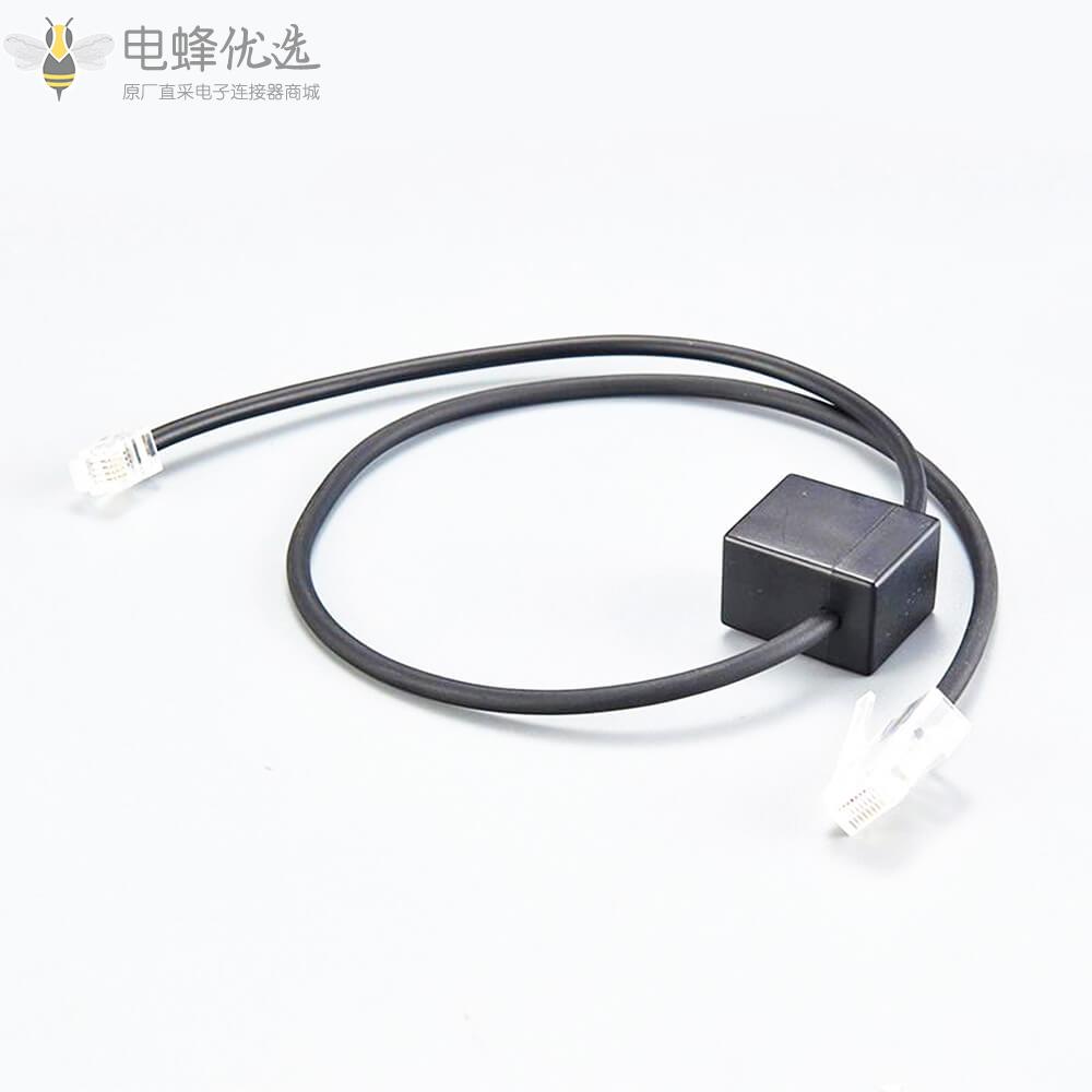 Plantronics缤特力CS540_RJ45公头转RJ45公头接0.5m线材